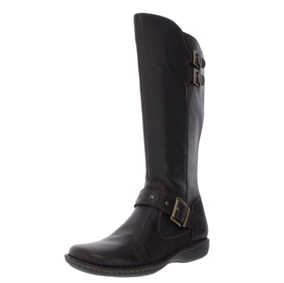 B.O.C Austin Wide-Calf Leather Knee High Riding Boots - Picture 2 of 11